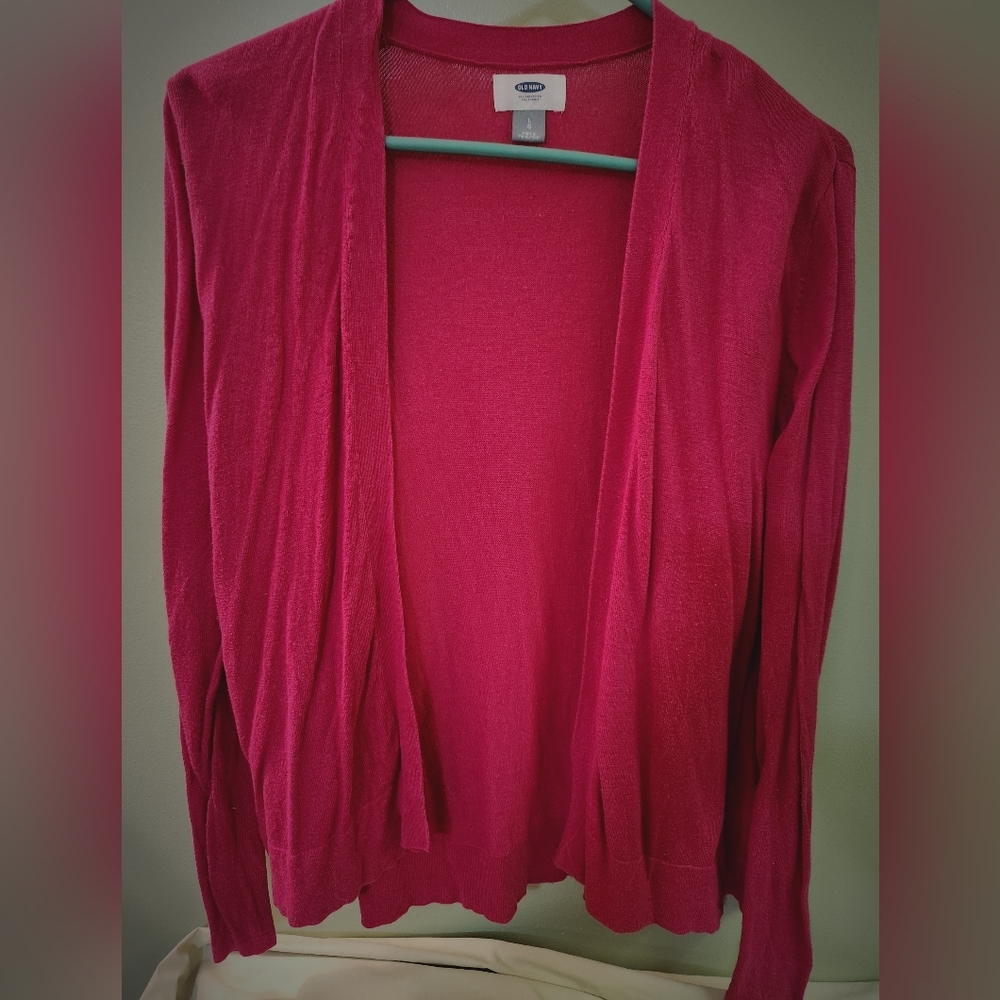 Hot pink Old Navy Cardigan
